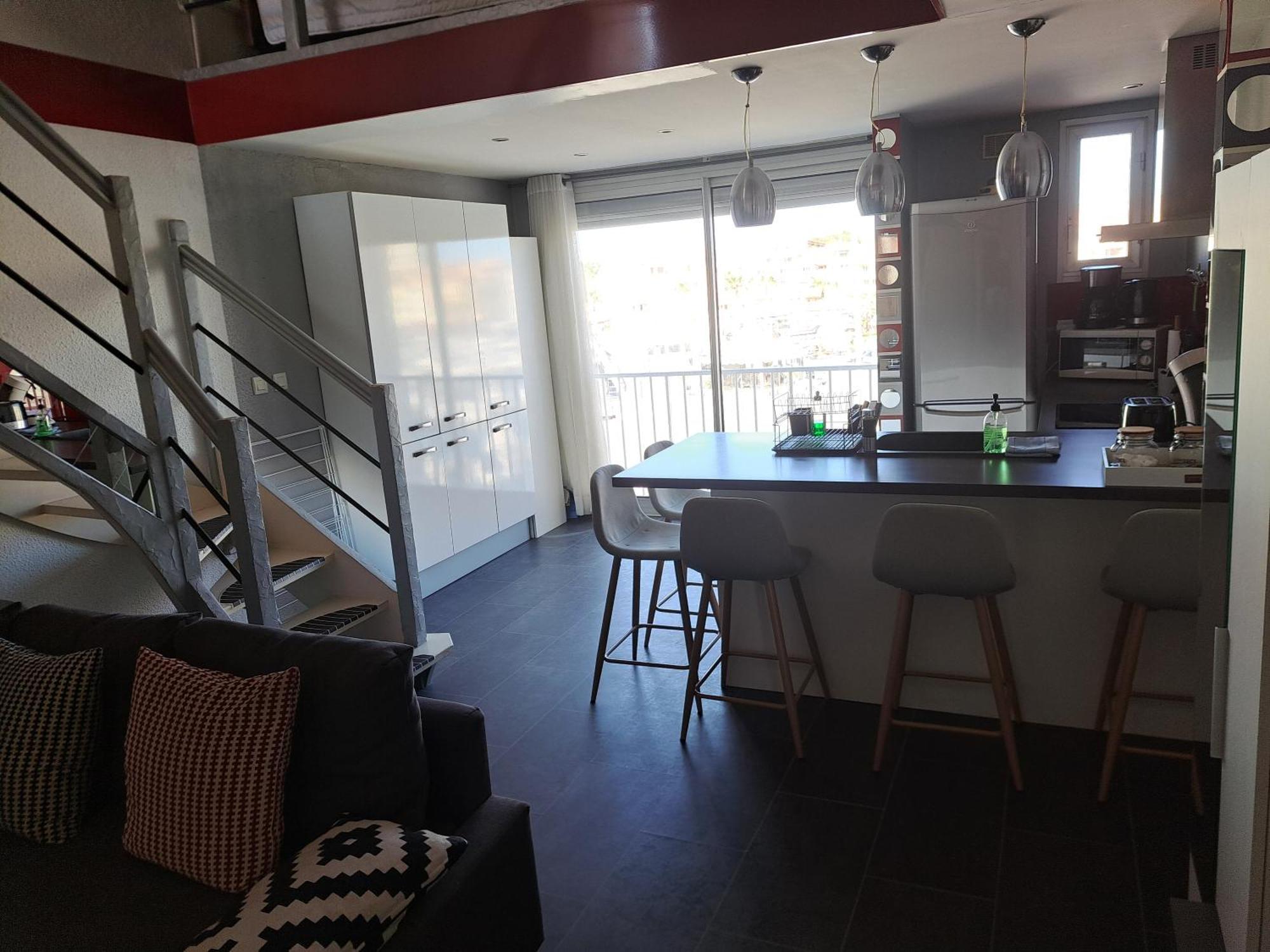 Апартаменты Port Brescou, T3 En Duplex Climatise, Superbe Vue Sur Le Port Агд Экстерьер фото